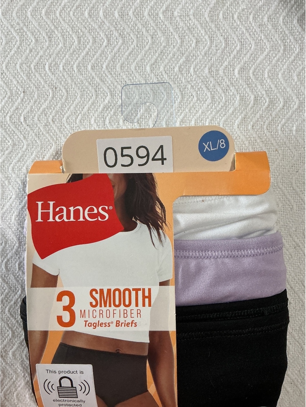 Hanes women's 3-Pack Smooth Microfiber Tagless Briefs XL